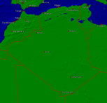 Algerien Städte + Grenzen 2000x1908